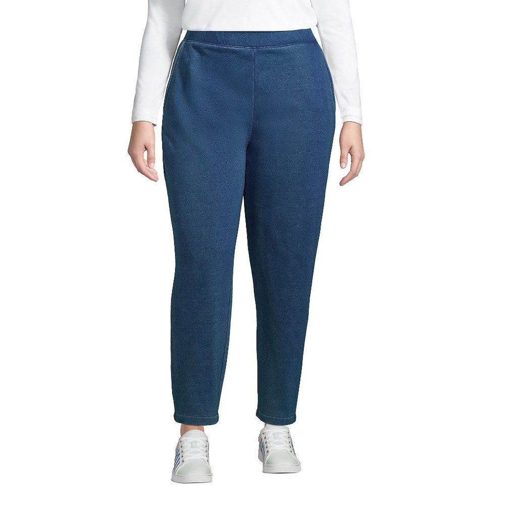 Women's Petite Serious Sweats High Rise Ankle Sweatpants, NWT